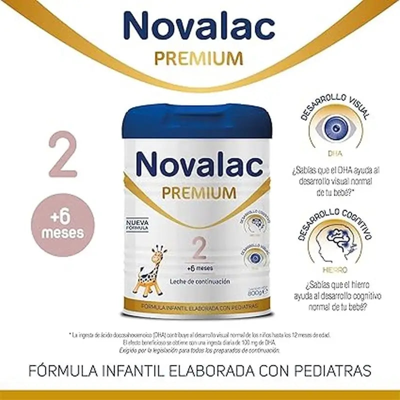 Pack 4 X Novalac 2 Premium Formula 800 gr