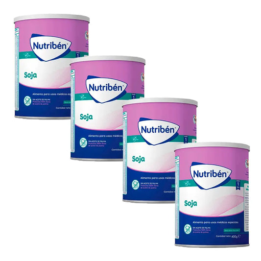 Pack 4 X Nutriben Soya Milk, 400 g