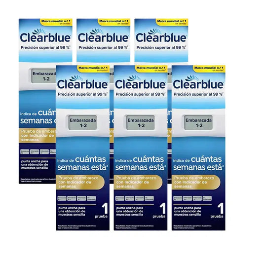 Clearblue Digital Pregnancy Test 6 Pack, 6 Tests