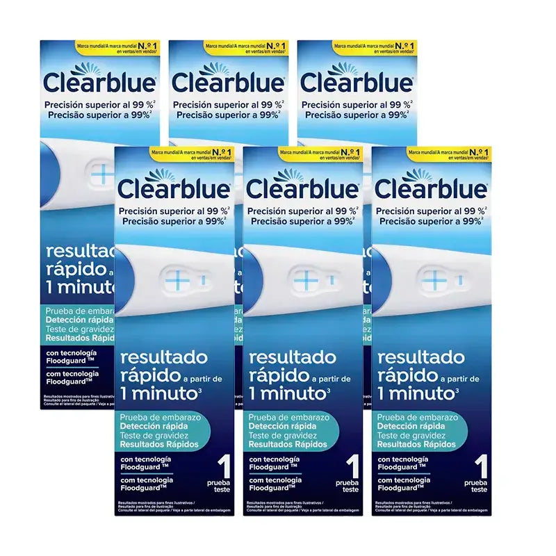 Clearblue Pack Plus Analogue Pregnancy Test, 6 Tests