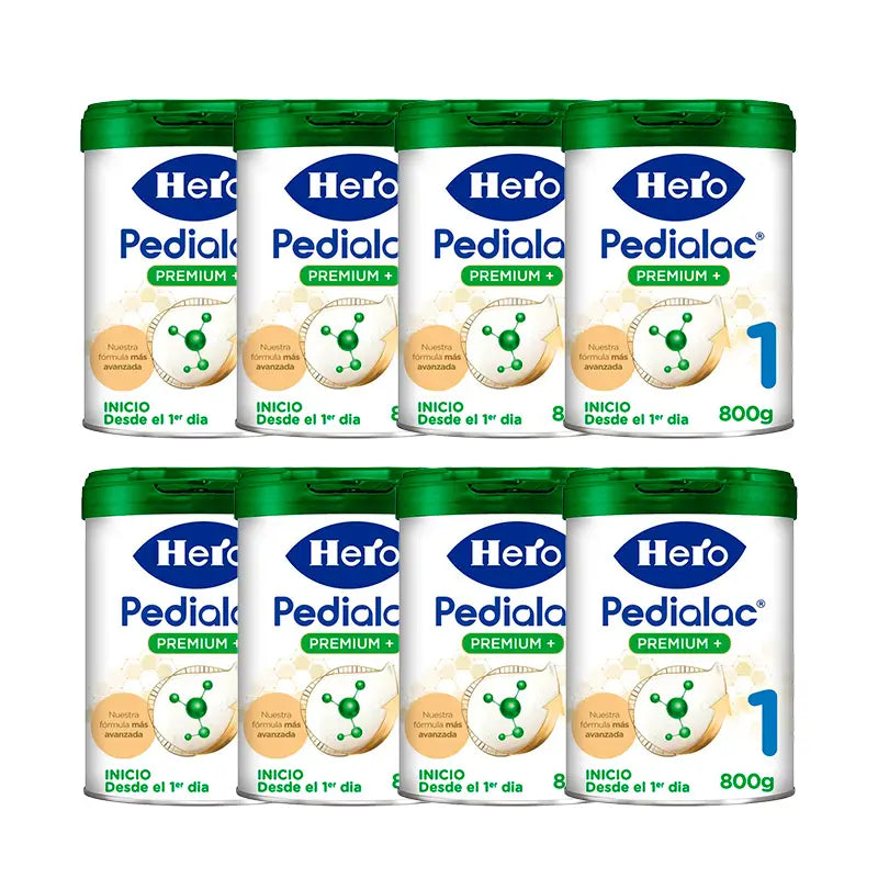 Pack 8 X Hero Baby Starter Milk Pedialac 1 800G