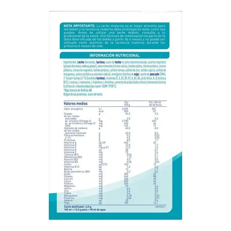 Nestlé Nan Optipro 2 Milk Formula, 8X1200g