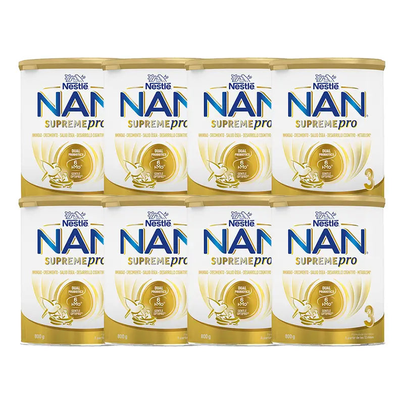 Nestlé Nan Supreme Pro 3 Growing-Up Milk, 8X800g