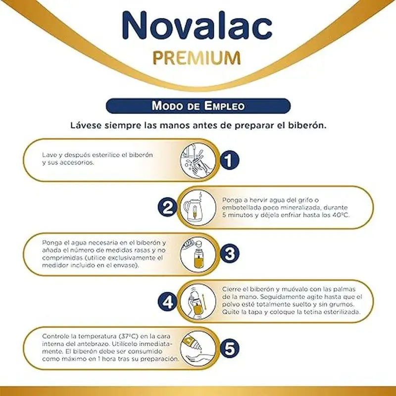 Pack 8 X Novalac 1 Premium Infant Milk 800 gr