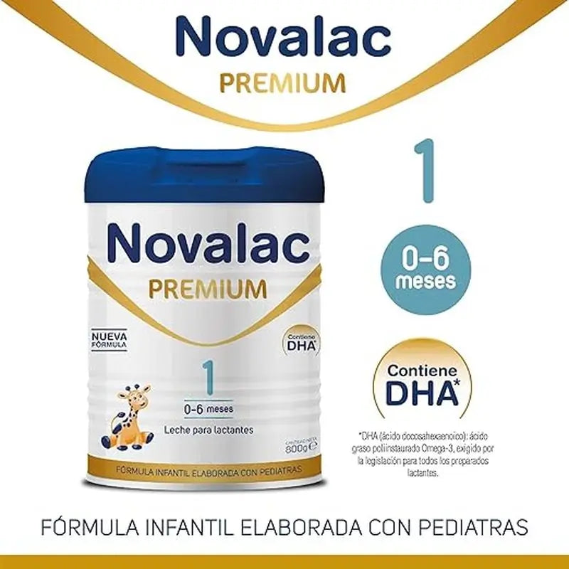 Pack 8 X Novalac 1 Premium Infant Milk 800 gr