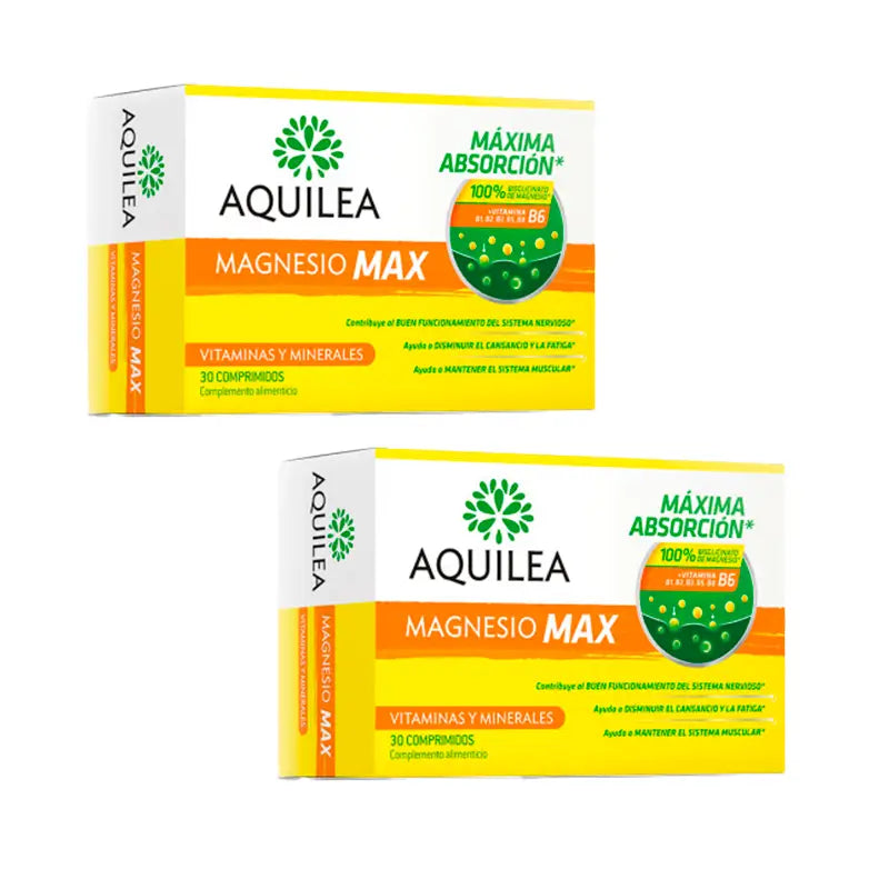 Pack Aquilea Magnesio Max 30 cdos x 2