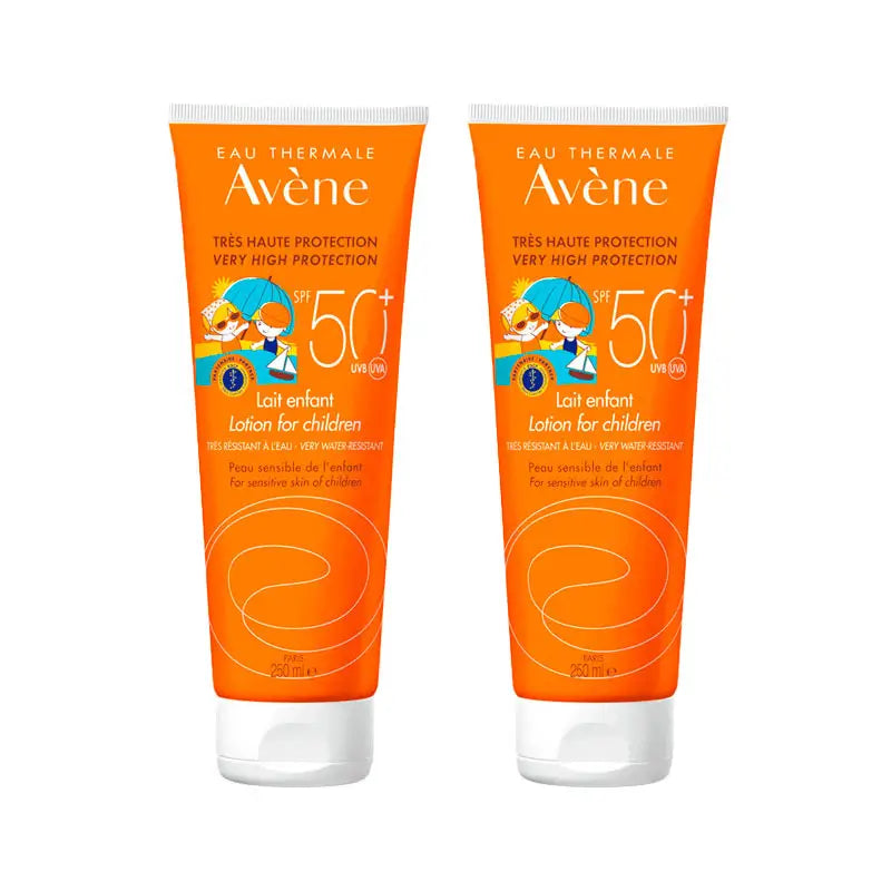 Avene Solar Leche Infantil SPF 50 + 2x250 ml