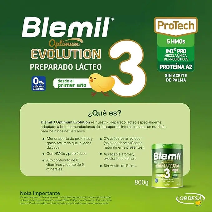 Blemil Optimum Evolution 3 Growing-Up Milk, 12X800g