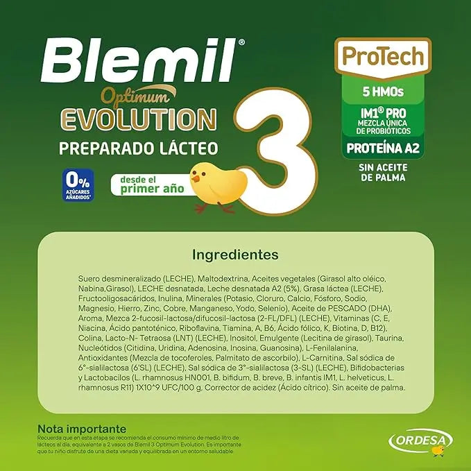 Blemil Optimum Evolution 3 Growing-Up Milk, 12X800g