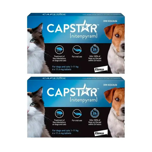 Pack Capstar 11,45Mg Dog & Cat 1-11Kg ,2 x 6 Tablets