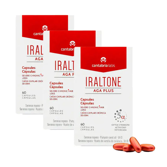 IRALTONE Aga Plus Pack, 60 capsules x 3