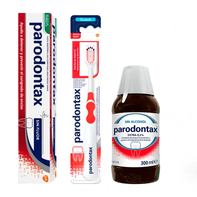 Complet Pack Protection Toothbrush + Toothpaste 75ml + Extra Care Mouthwash 300ml