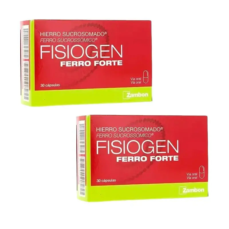 Fisiogen Ferro Forte Pack, 2x30 Capsules