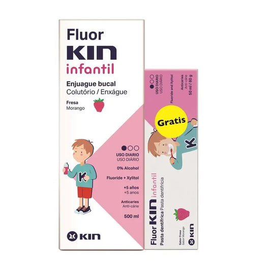 KIN Fluorkin Children's Rinse + Paste 50 ml