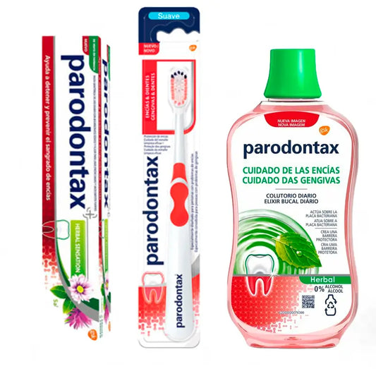 Herbal Pack Sensation Toothbrush + Toothpaste 75 ml + Mouthwash 500 ml