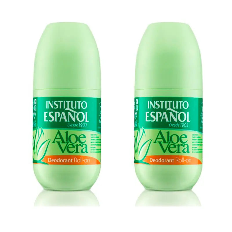 Pack Instituto Español Aloe Roll On Deodorant , 2x75 ml