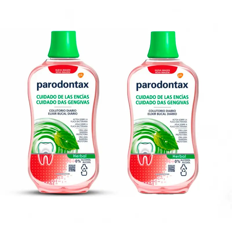 Parodontax Daily Herbal Gum Care Mouthwash Pack 2 x 500 ml