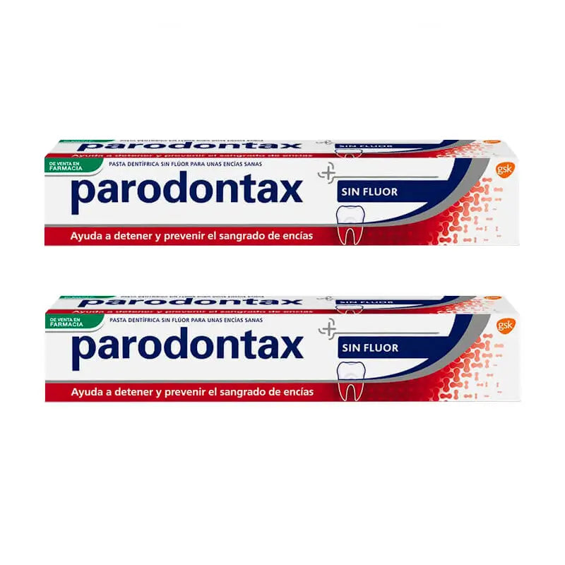 Parodontax Pack Toothpaste Without Fluoride, 2 x 75 ml