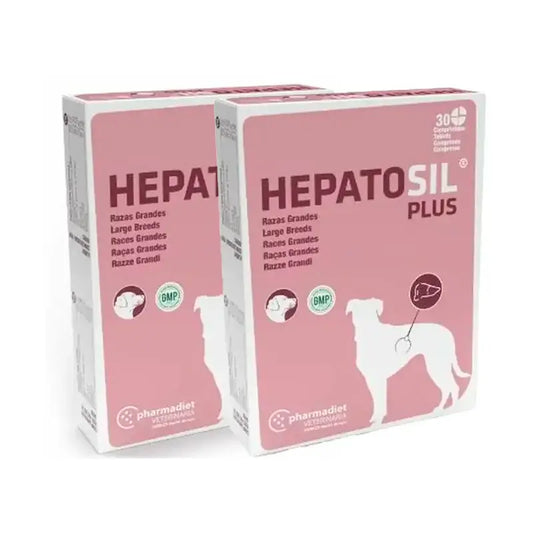 Pack Pharmadiet Hepatosil Plus Large Breed, 30 tablets 2 units