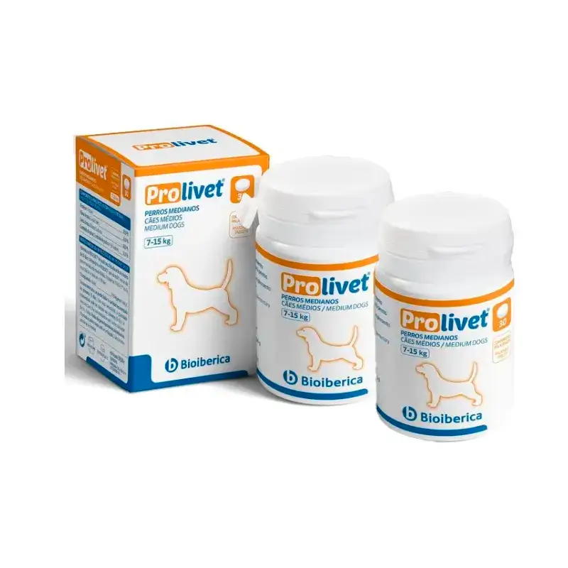 Pack Prolivet Medium Dogs 30 Tablets 2 units