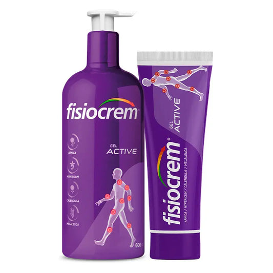 Fisiocrem Pack Viaje Crema 60 + Fisiocrem Gel Active 600 ml