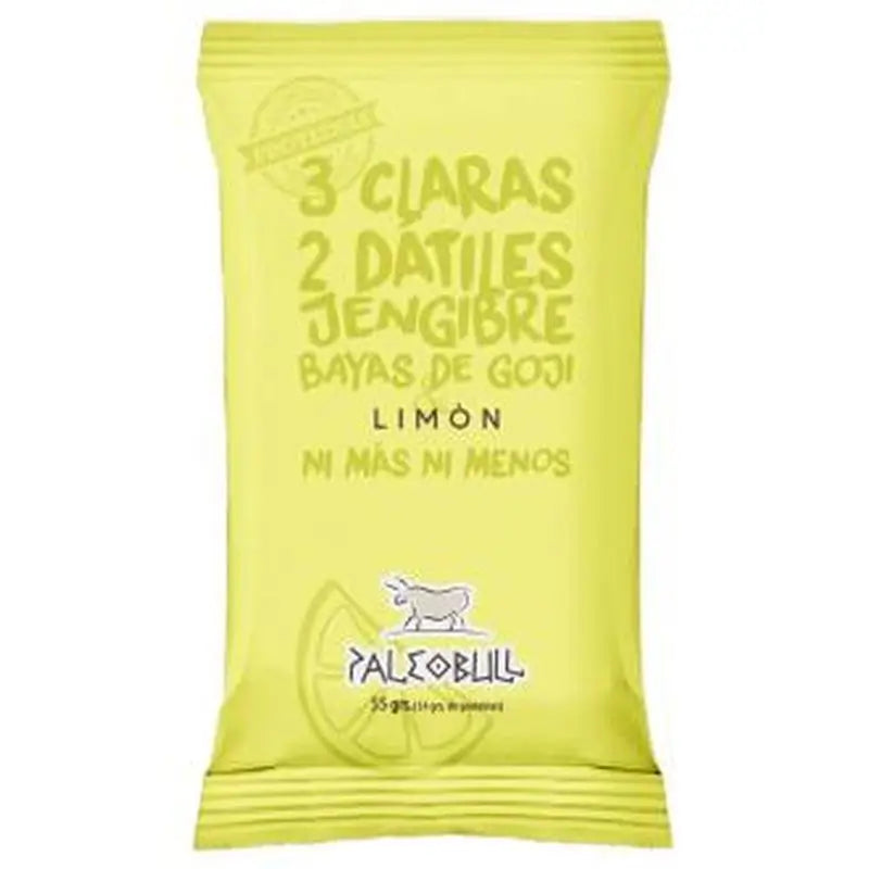 Paleobull Barritas Limon-Goji-Jengibre Caja 15Ud. 