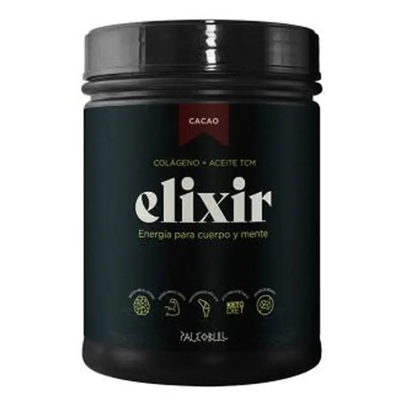 Paleobull Elixir Colageno+Aceitetcm Chocolat 450Gr 