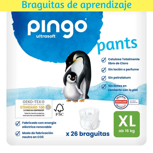 Pingo Ecological Nappies T6 (16 kg+), 26 Units