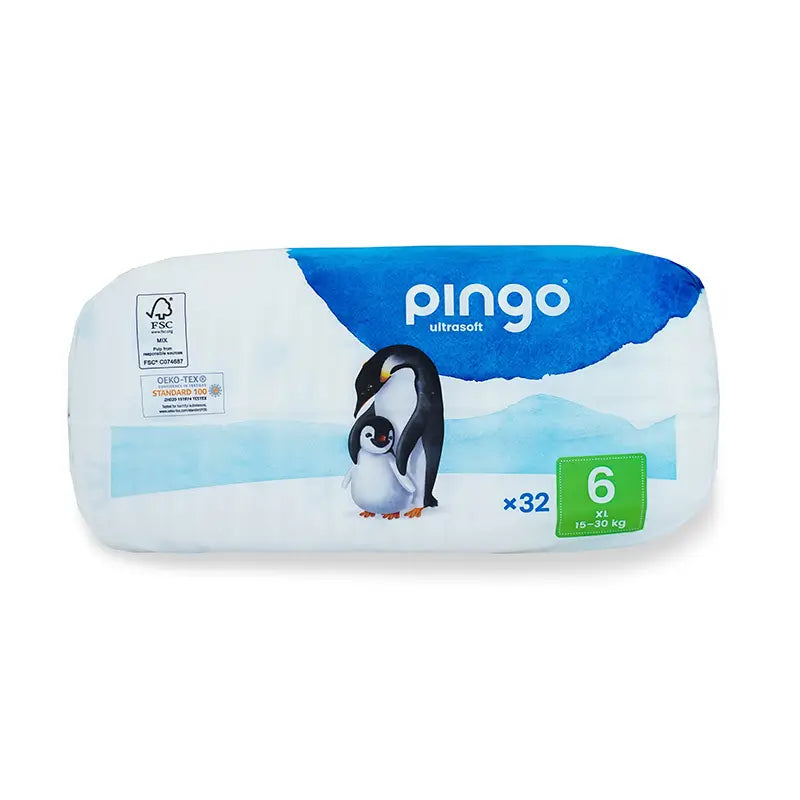 Pingo Pañales Ecológicos, Talla 6 Xl