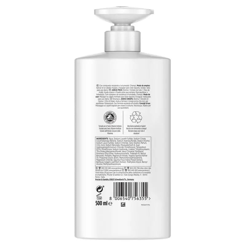 Pantene Miracles Cactus Anti Frizz Shampoo 500Ml