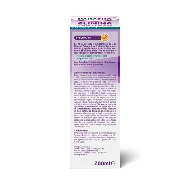 Paranix Eliminating Shampoo , 200 ml