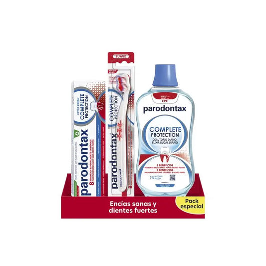 Parodontax Healthy Gums and Strong Teeth Pack (Toothpaste + Mouthwash + Toothbrush)