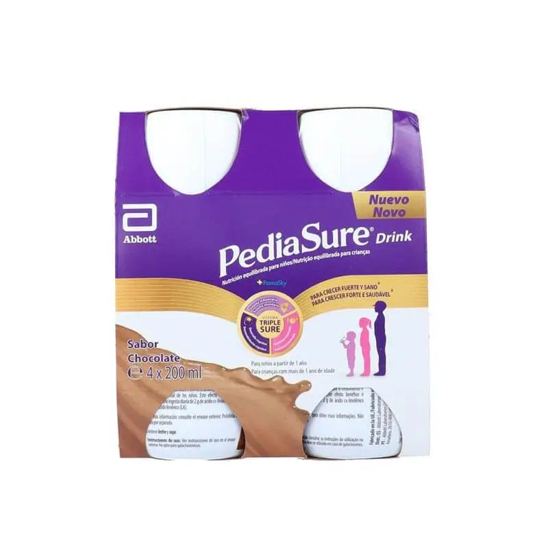 Pediasure Drink Chocolate 4 Botellas x 200 ml