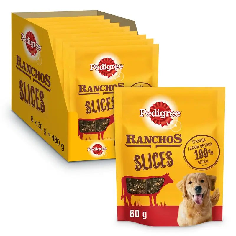 Pedigree Ranchos Beef Strips 8X60Gr