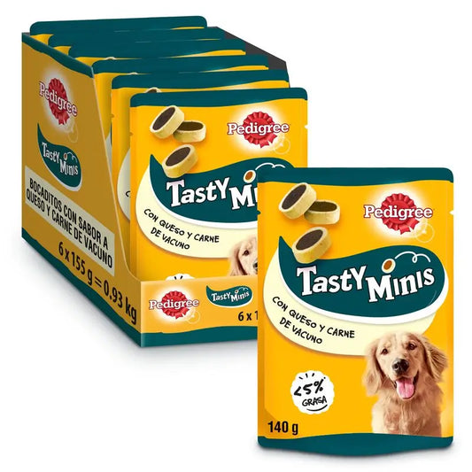 Pedigree Tasty Cheese Bites 6X140Gr