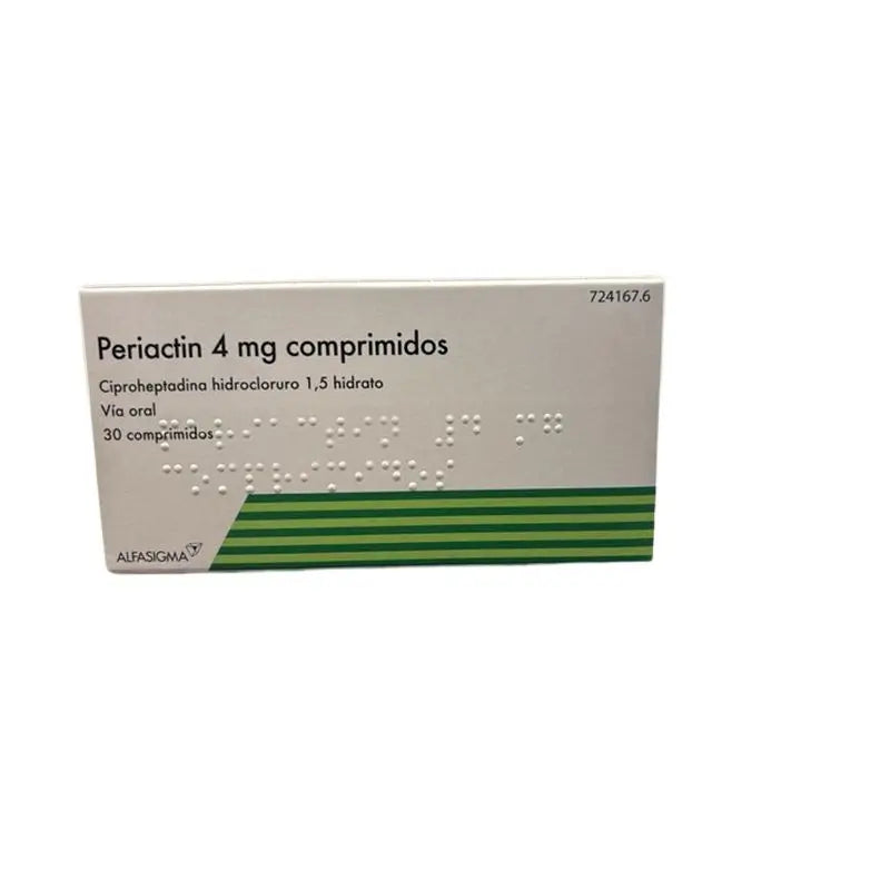 Periactin 4 mg 30 Tablets