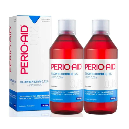 Perio Aid Duplo Alcohol Free Mouthwash Treatment, 2 x 500 Ml