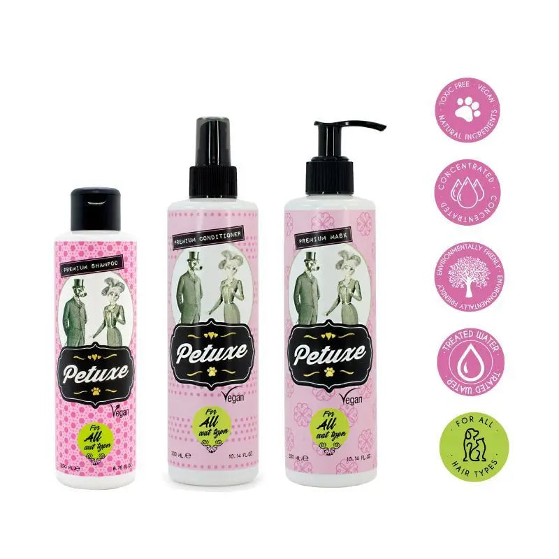 Petuxe All Breeds Pack (Shampoo + Mask + Conditioner)