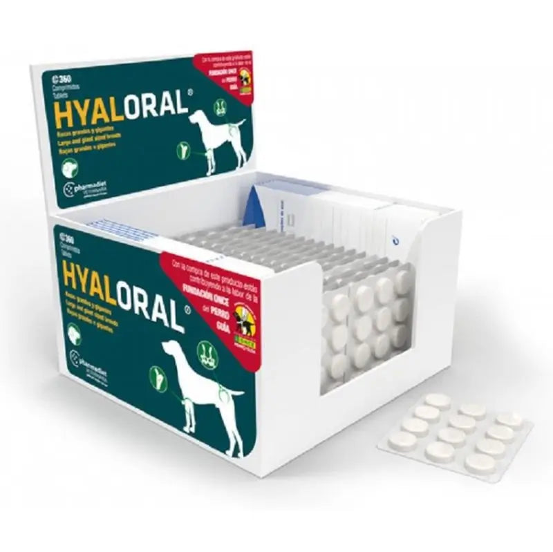 Pharmadiet Hyaloral Large and Giant Breed Dogs, 360 Tablets