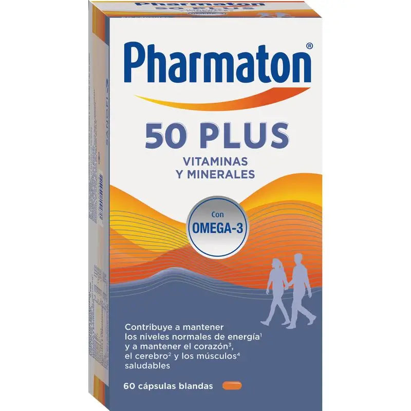 Pharmaton 50 Plus 60 cápsulas