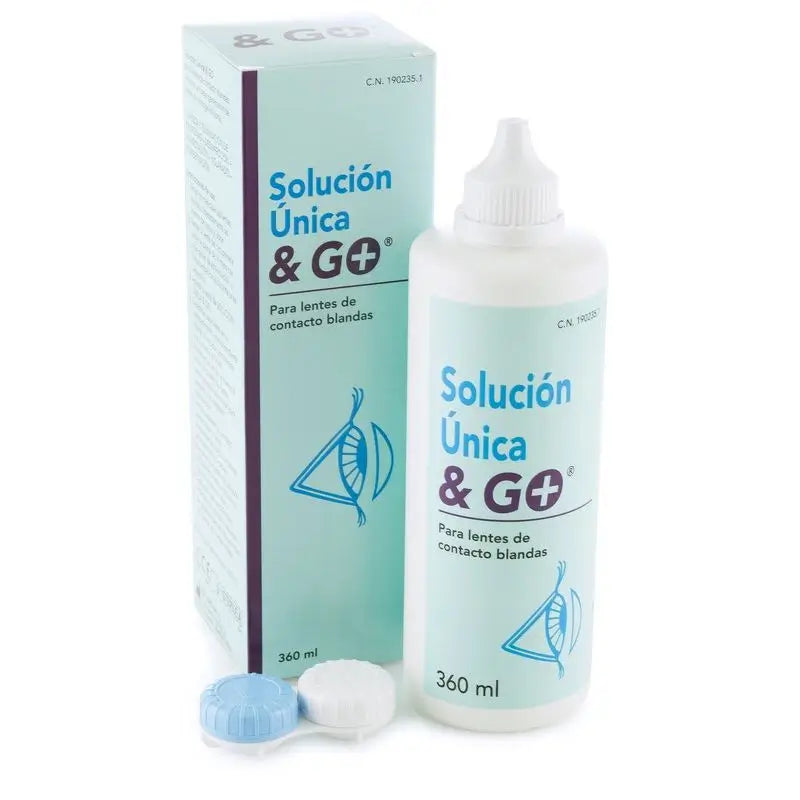 Pharma&Go Solución Única Líquido De Lentillas, 360 ml