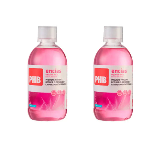 PHB Duplo Enjuague Encías 2X500 ml