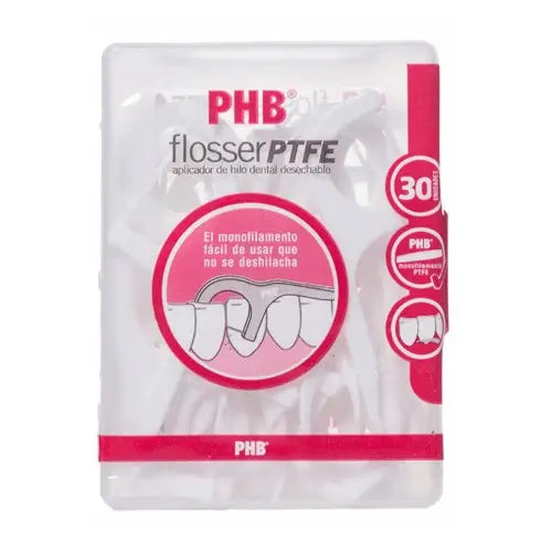 PHB FLOSSER PTFE Disposable Dental Floss Applicator, 30 pcs.