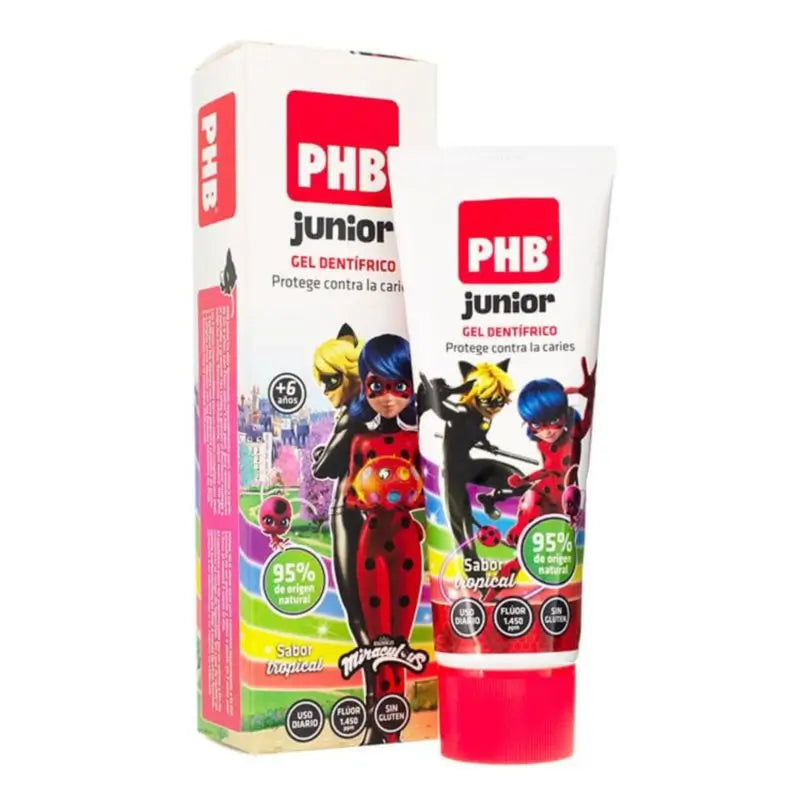 PHB Junior Pasta Dental Tropical, 75 ml