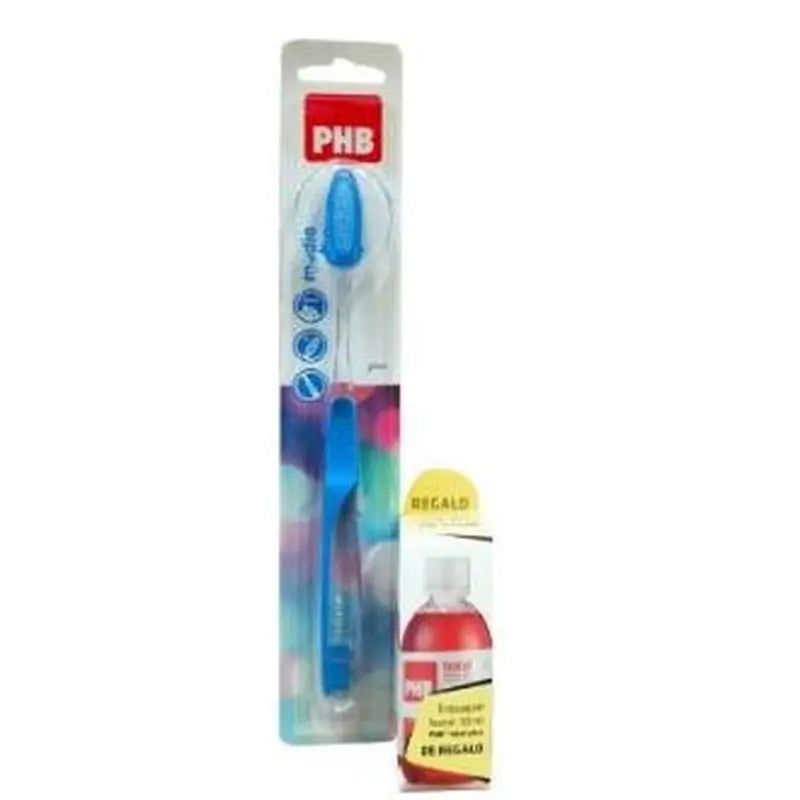 Phb Phb Cepillo Dental Plu.Medio+Enj. Total Pl 30Ml