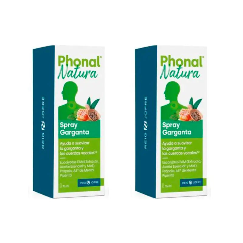 Phonal Natura Duplo Throat Spray, 2 x 15 ml