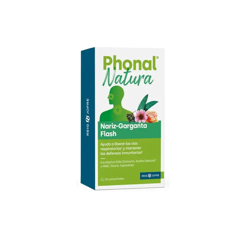 Phonal Natura Nose-Throat Flash, 15 tablets