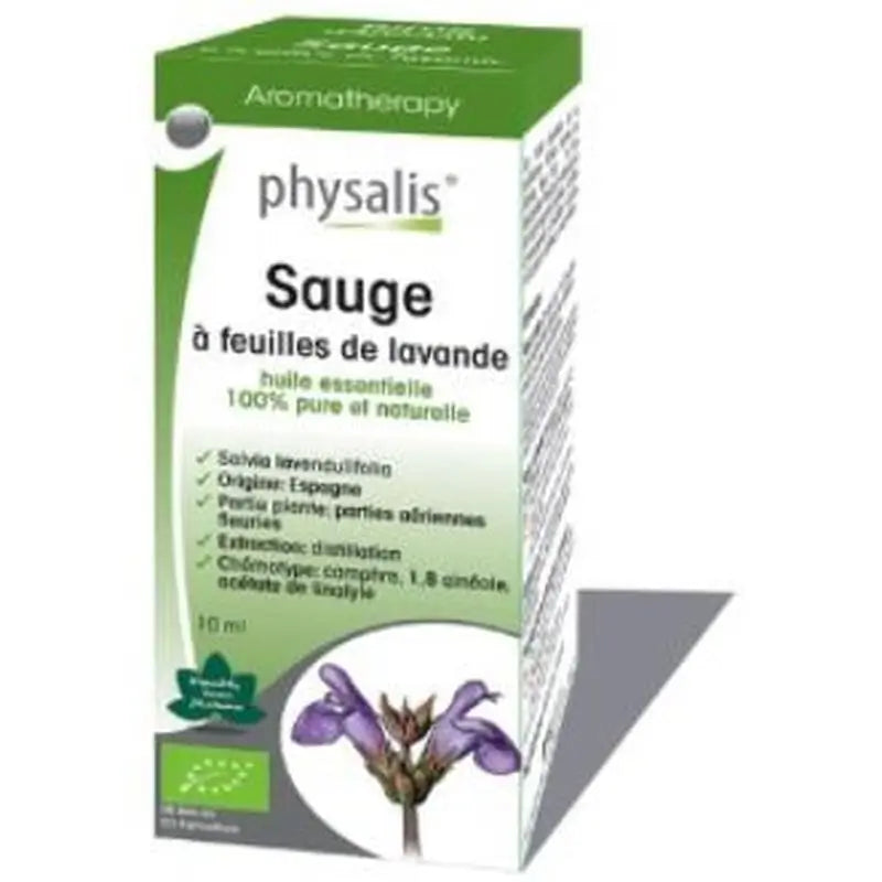 Physalis Esencia Salvia De Hoja De Lavanda 10Ml. Bio