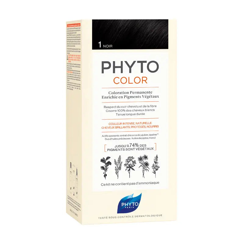 Phyto Phytocolor 1 Coloración Permanente Tono Negro