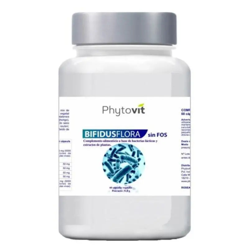 Phytovit Bifidusflora Phytoflavourless, Bottle of 60 capsules